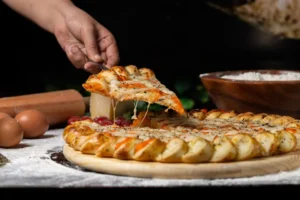 lækker pizza